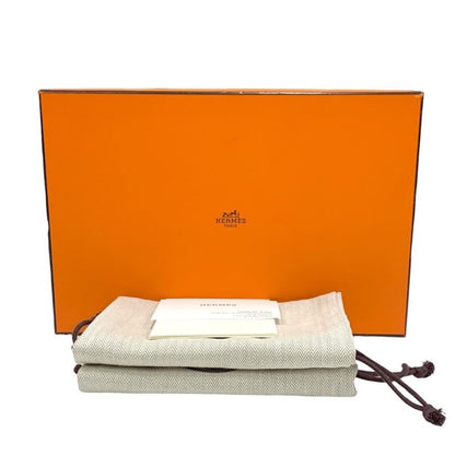 Hermes D'esting Loafers Leather Shoes Suede Pink Unused Moccasin Flat Shoes