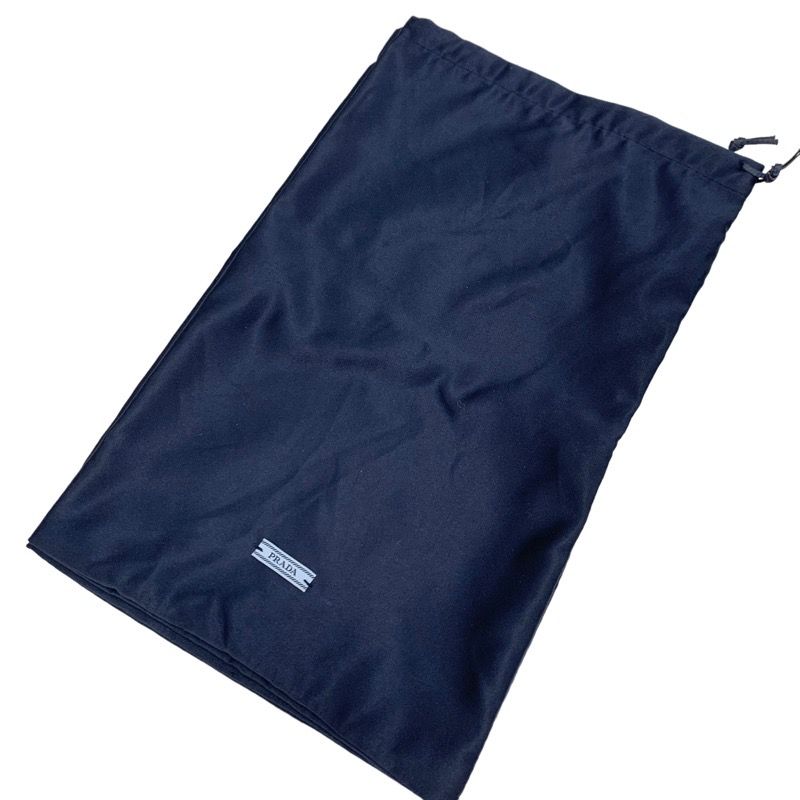 Prada Flat Sandals Shoes Sheep Fur Beige Unused Mules Logo Plate