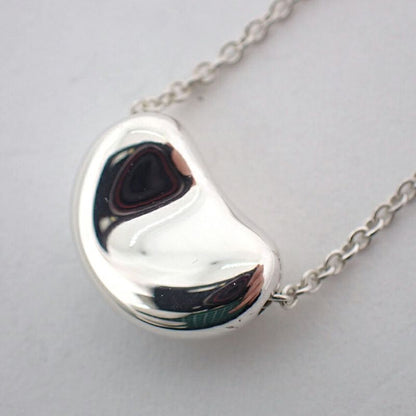 Tiffany & Co 925 Bean Pendant Necklace j106-4