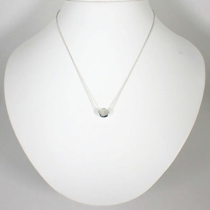 Tiffany & Co 925 Bean Pendant Necklace j106-4