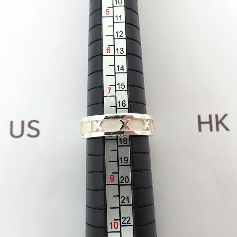 Tiffany & Co 925 Atlas Ring No 16 j106-7