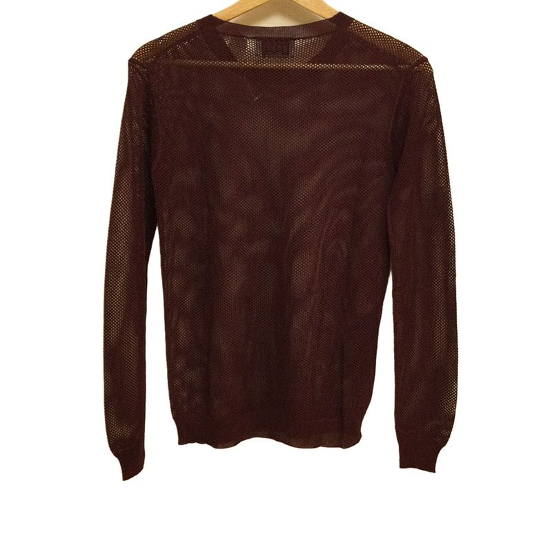 Prada Long Sleeve Sweater Size 40 M Women - Bordeaux Crew Neck
