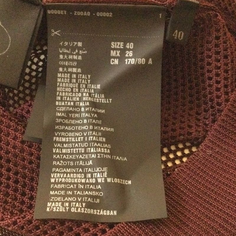 Prada Long Sleeve Sweater Size 40 M Women - Bordeaux Crew Neck