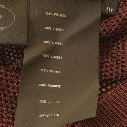 Prada Long Sleeve Sweater Size 40 M Women - Bordeaux Crew Neck