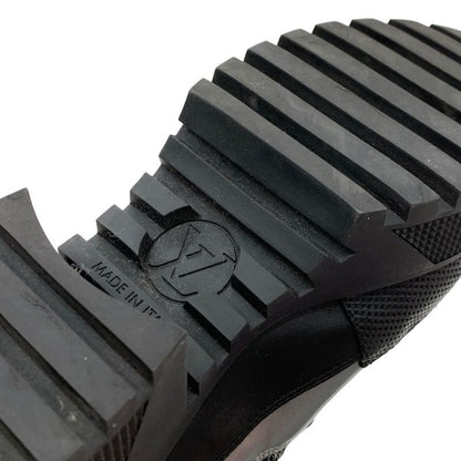 Louis Vuitton Lowry Line Boots Short Boots Shoes Black Metallic Silver Ankle