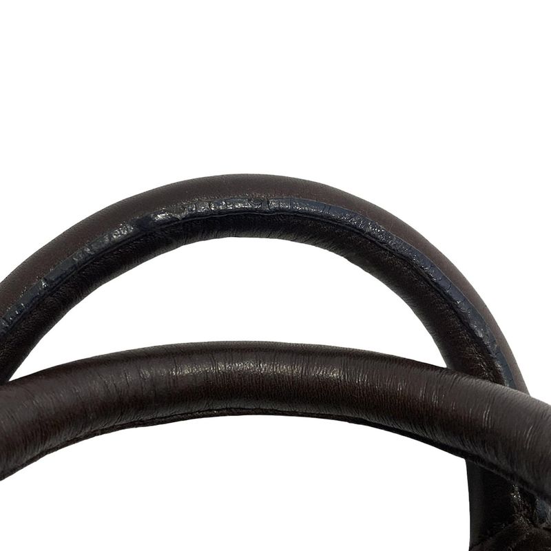 Fendi Handbag - Brown Braided Mini Bag Leather