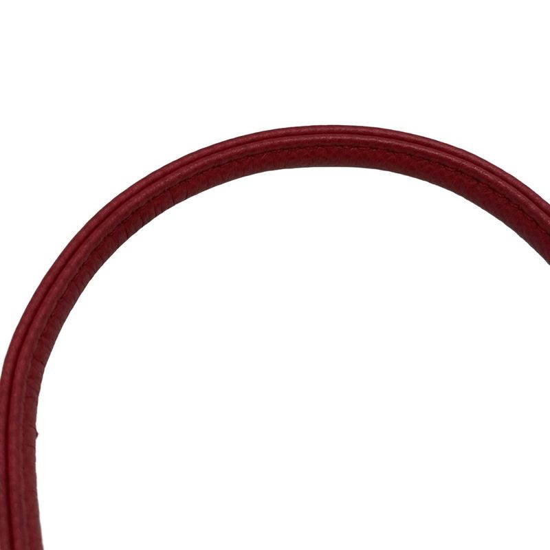 Hermes Shoulder Bag Aline Deux Ivory And Red Goldhardware Cotton Leather