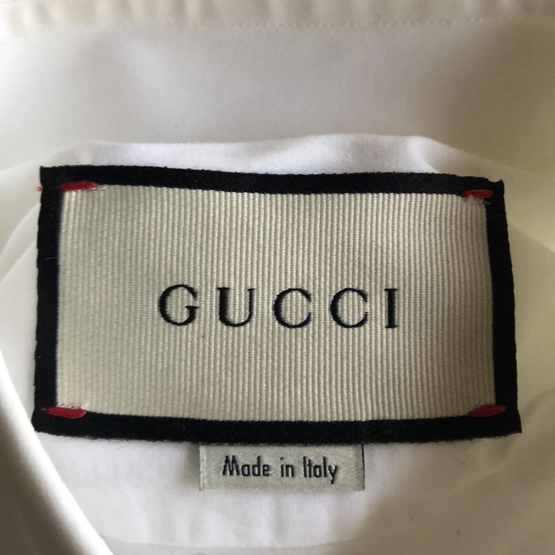 Gucci Long Sleeve Shirt Size 36 S Men's - 337685 Z4656 White