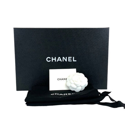 Chanel Sandals Shoes Fabric Pink White Mule Here Mark Logo Embroidery Stripe