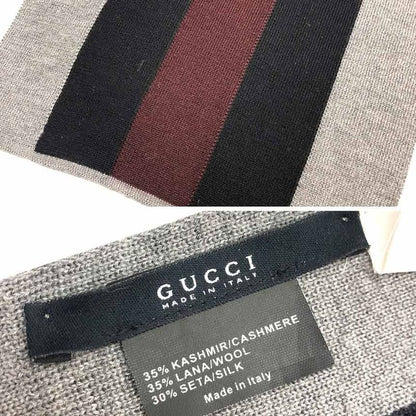 Sale Gucci Sherry Line Muffler Cashmere Wool Aq7159