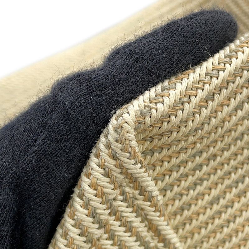 Loewe Tote Puzzle Fold Raffia Beige Brown