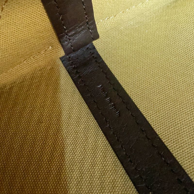 Loewe Tote Puzzle Fold Raffia Beige Brown