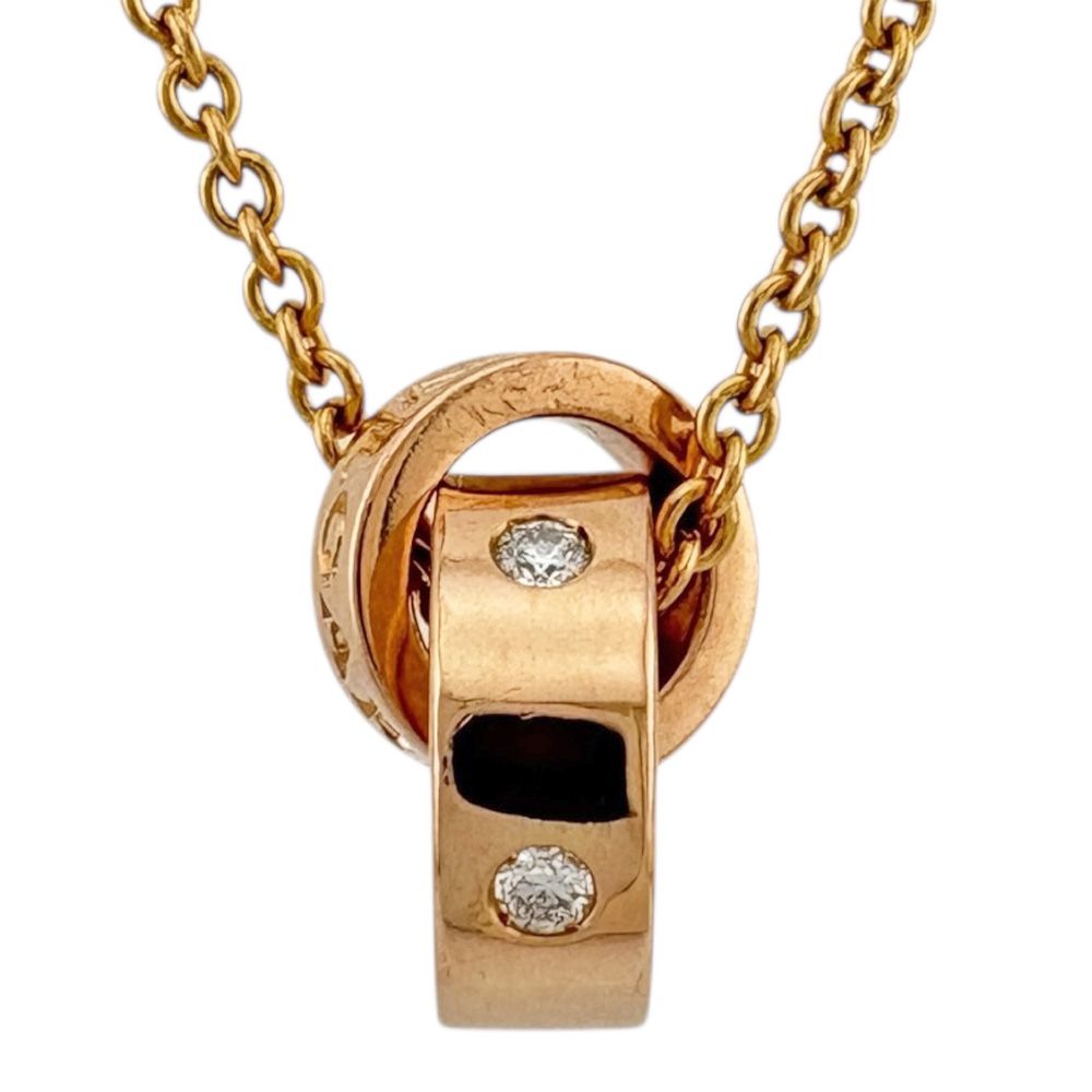 Bvlgari Bvlgari Roman Sorbet Necklace 18k K18 Pink Gold Diamond Ladies