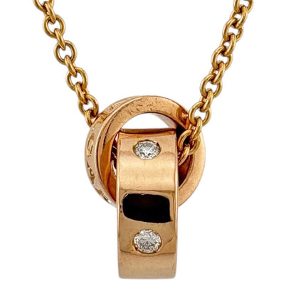 Bvlgari Bvlgari Roman Sorbet Necklace 18k K18 Pink Gold Diamond Ladies