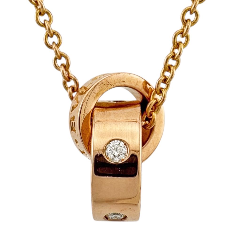 Bvlgari Bvlgari Roman Sorbet Necklace 18k K18 Pink Gold Diamond Ladies