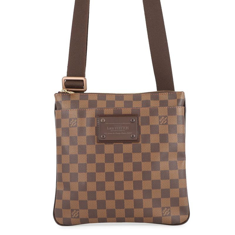 Louis Vuitton Shoulder Bag Damier Ebene Pochette Prat Brooklyn