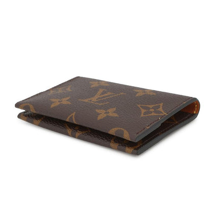 Louis Vuitton Card Case Monogram Holder Slim Brown