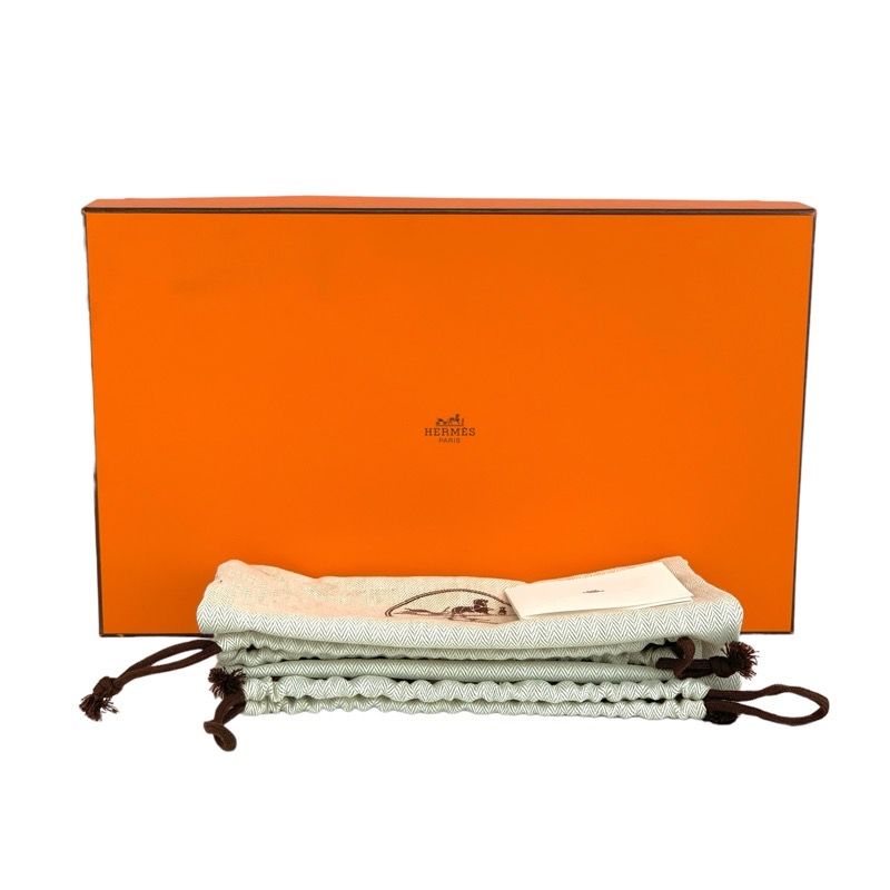 Hermes Dolly Sandals Shoes Suede Black Unused Party Shoes