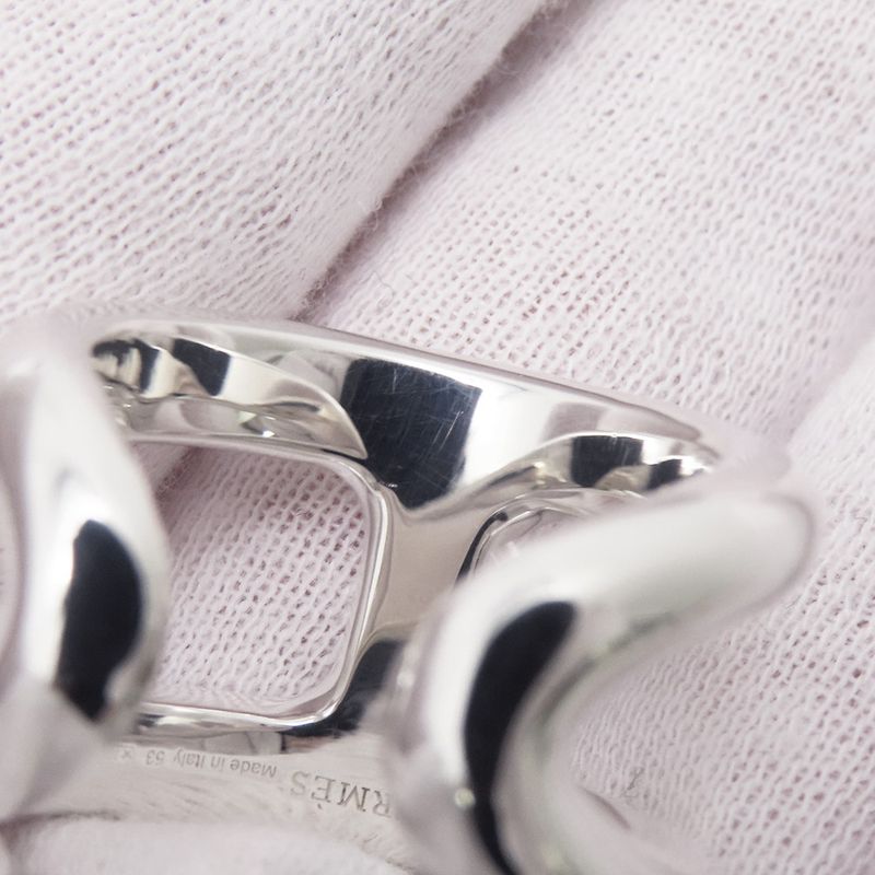 Hermes Ring Osmose GM Silver 53
