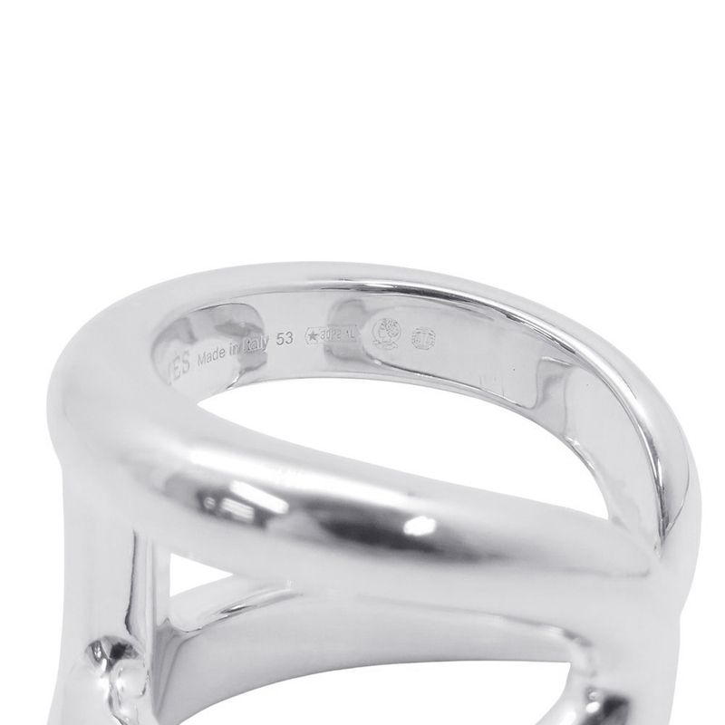 Hermes Ring Osmose GM Silver 53