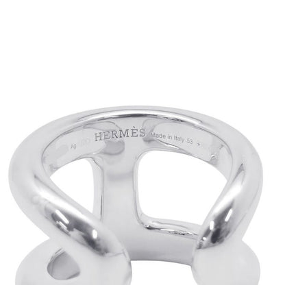 Hermes Ring Osmose GM Silver 53