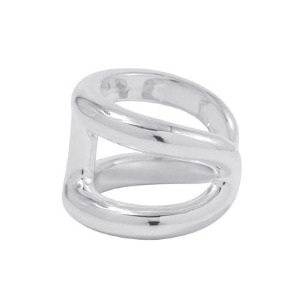 Hermes Ring Osmose GM Silver 53