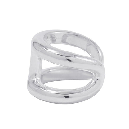 Hermes Ring Osmose GM Silver 53