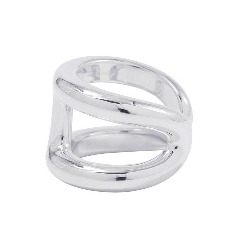 Hermes Ring Osmose GM Silver 52