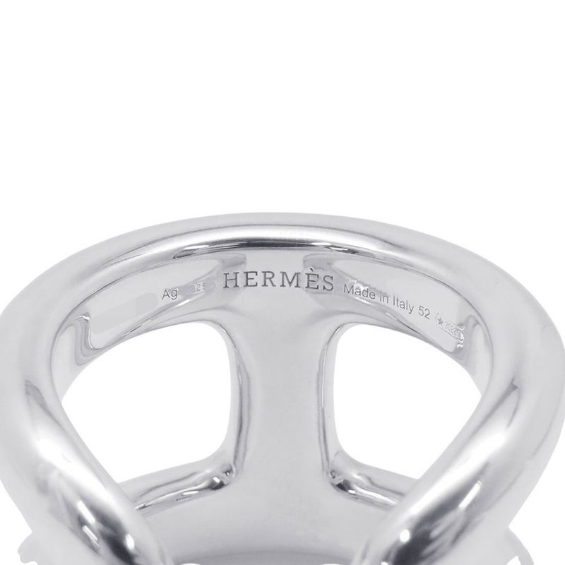 Hermes Ring Osmose GM Silver 52