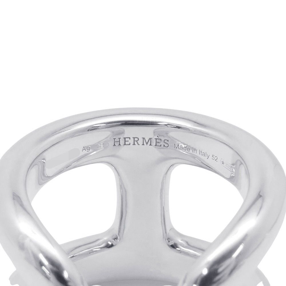 Hermes Ring Osmose GM Silver 52