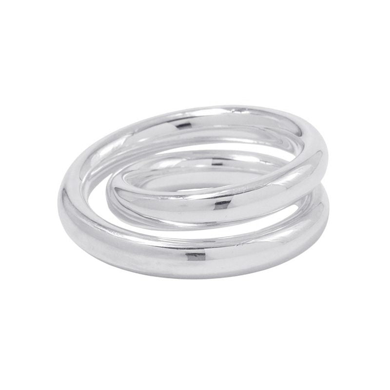 Hermes Ring Vertijus Silver 53