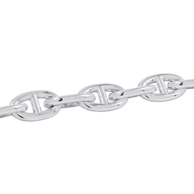 Hermes Bracelet Chaine D'ancre TGM 10 Links Silver