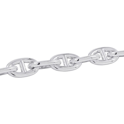 Hermes Bracelet Chaine D'ancre TGM 10 Links Silver