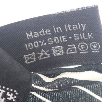 Chanel Coco Mark Scarf Silk Black