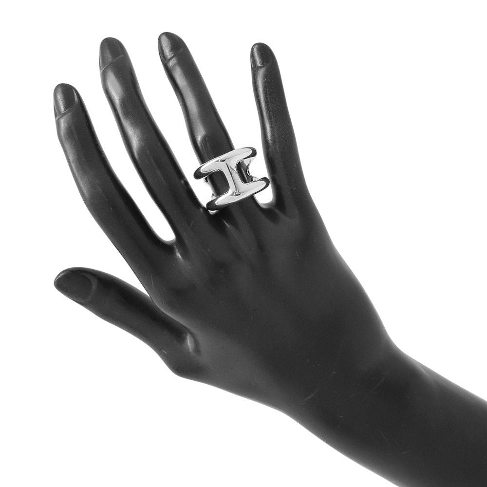 Hermes Ring Osmose GM Silver 53