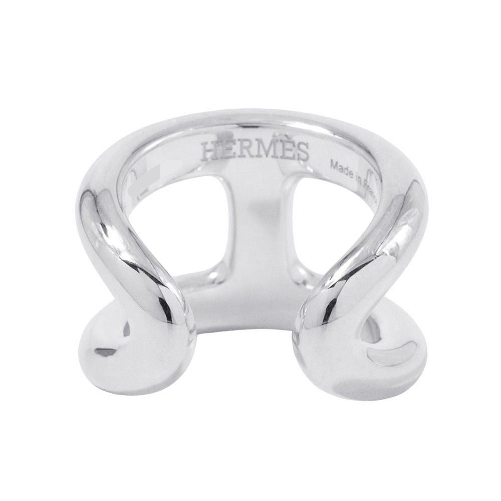 Hermes Ring Osmose GM Silver 53