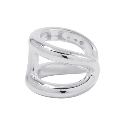 Hermes Ring Osmose GM Silver 53