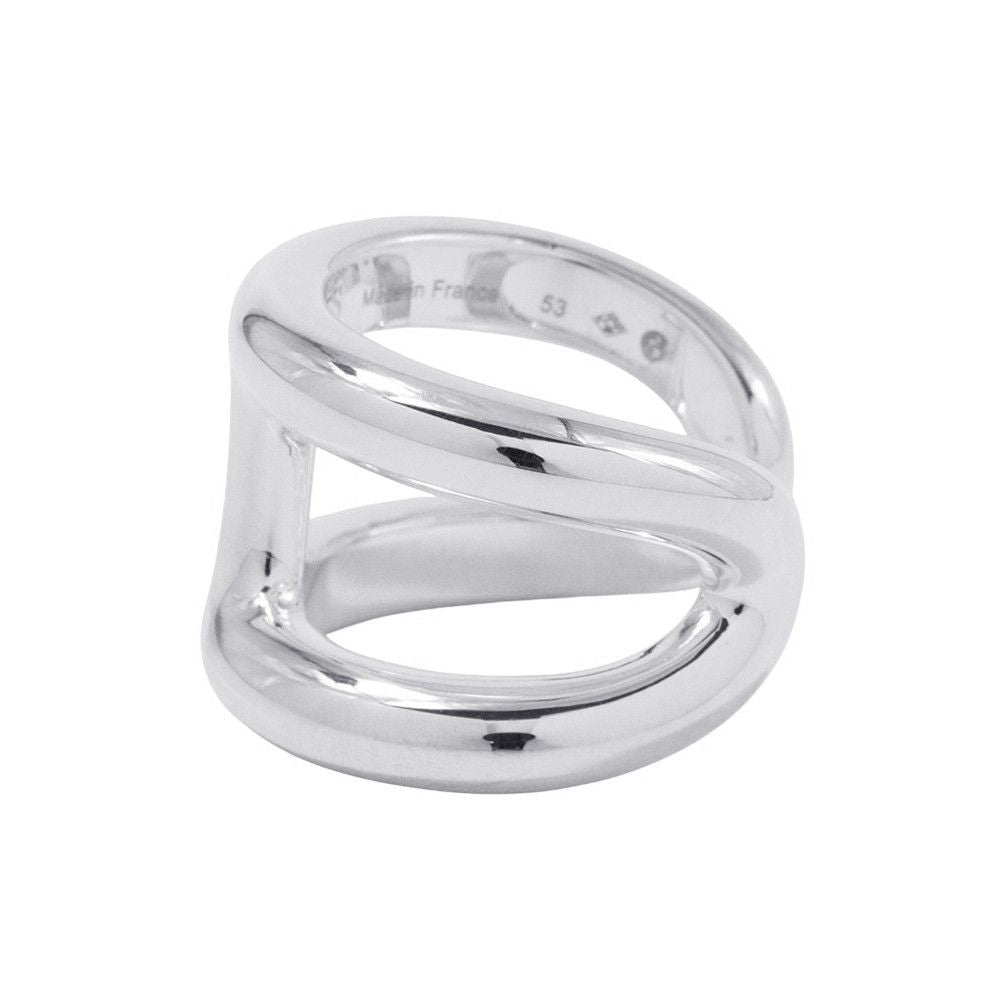 Hermes Ring Osmose GM Silver 53