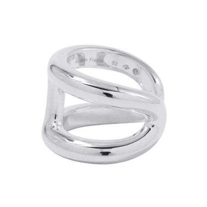 Hermes Ring Osmose GM Silver 53