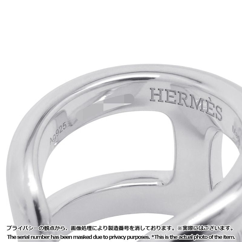 Hermes Ring Osmose GM Silver 53