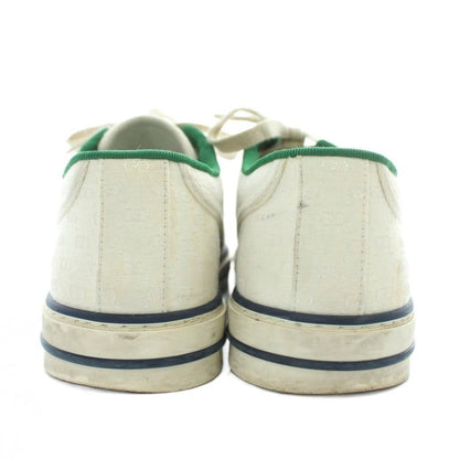 Gucci Tennis 1977 Sneakers Canvas Low Cut GG Pattern Sherry Line White XZ - GY19