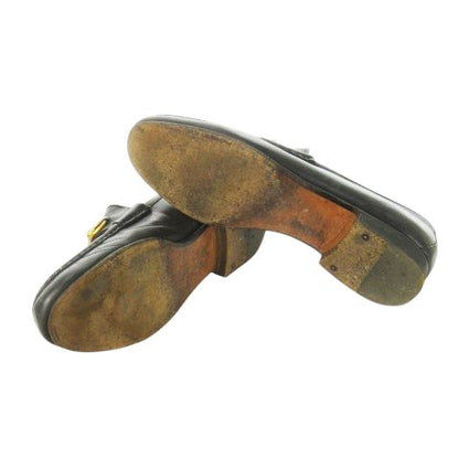 Gucci Loafers Horsebit Leather 6.5 23.5cm (9.25in) Black CK15 - GY17