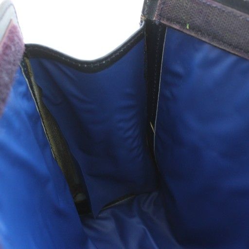 Gucci Clutch Bag Second Bag PVC Leather GG Pattern Sherry Line Total Beige Navy