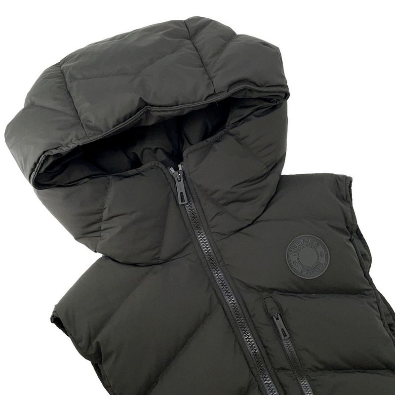Hermes Down Vest Patch No Sleeve 36