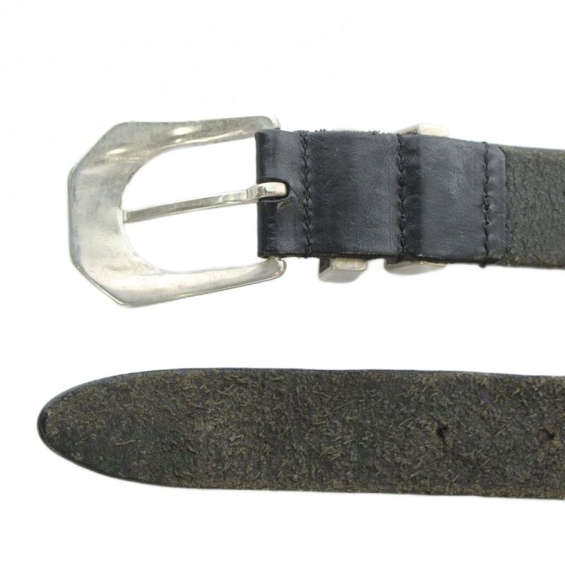 Versace Classic Versace Classic Belt Dove Leather Medusa Silver Hardware 85 100