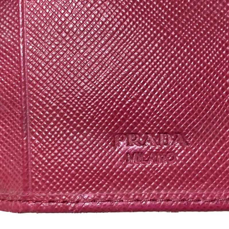 Prada Key Case - 1m0222 Pink 6 Hooks Leather