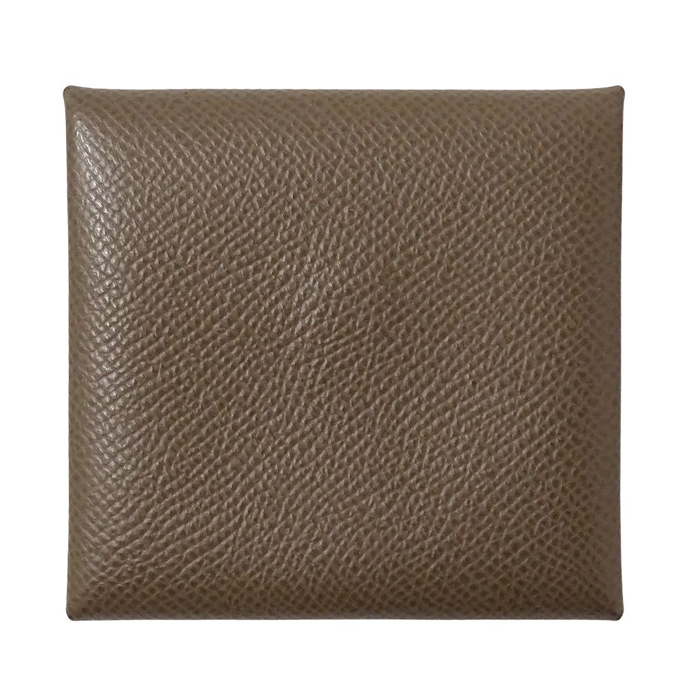 Hermes Wallet Bastia Women'S Men'S Brand Coin Case Vaux Epson Etain