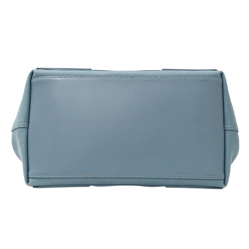 Balenciaga Bag Women'S Brand Tote Bag Handbag Navy Cabas S Canvas Light Blue