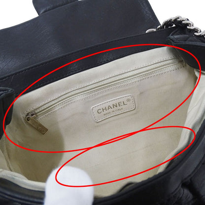Chanel Bag Matelasse Women'S Brand Shoulder Bag Chain Around Leather Black