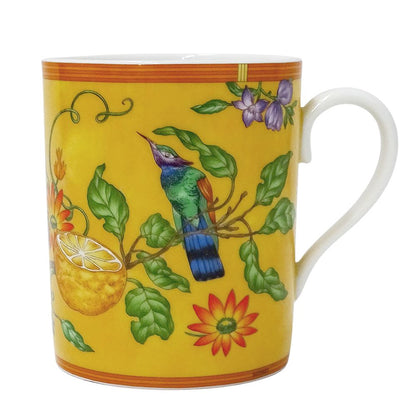 Hermes Mug Women'S Men'S Brand La Siesta Hermes Ceramic Yellow Cup Stylish Bird